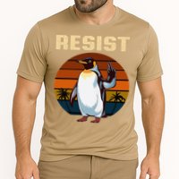 Penguin Flippers Up Resist Funny Penguins Against Trump Cooling Performance Crew T-Shirt
