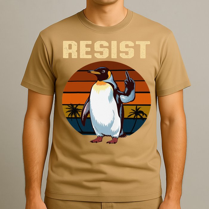 Penguin Flippers Up Resist Funny Penguins Against Trump T-Shirt