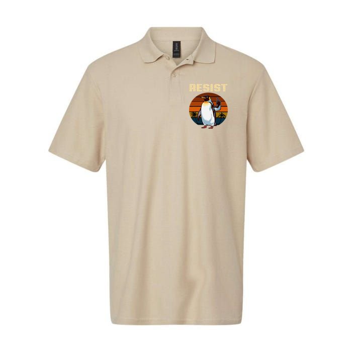 Penguin Flippers Up Resist Funny Penguins Against Trump Polo