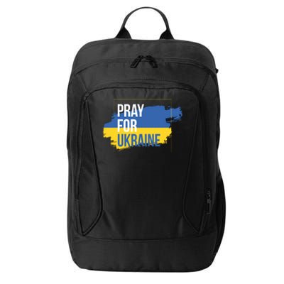 Pray For Ukraine City Backpack