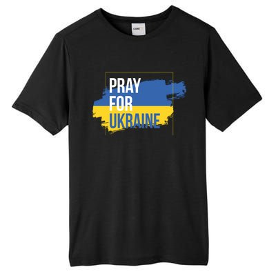 Pray For Ukraine Tall Fusion ChromaSoft Performance T-Shirt