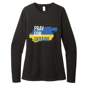 Pray For Ukraine Womens CVC Long Sleeve Shirt