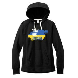 Pray For Ukraine Women's Fleece Hoodie