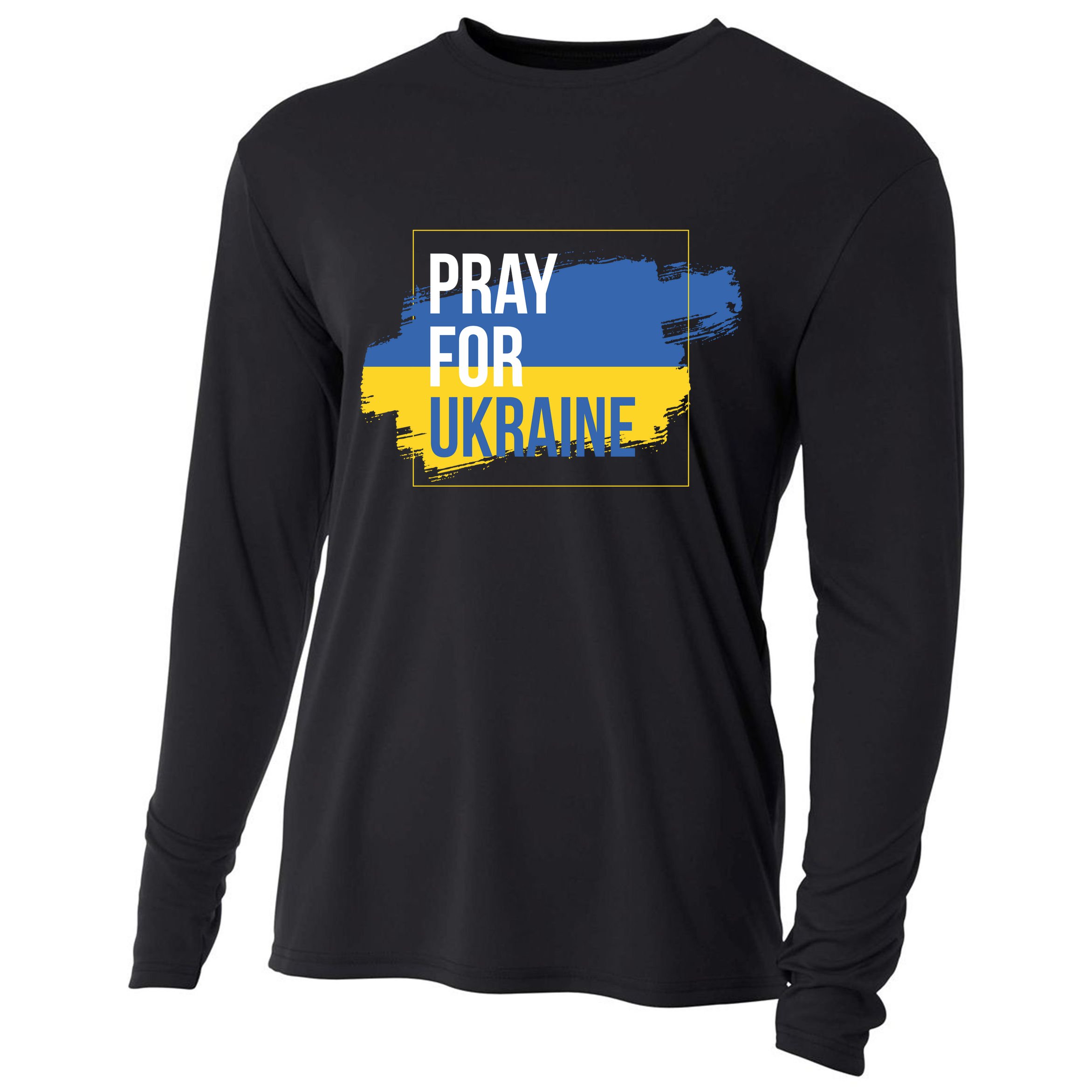 Pray For Ukraine Cooling Performance Long Sleeve Crew