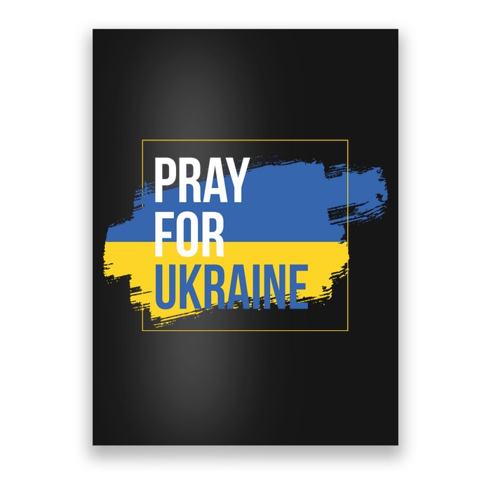 Pray For Ukraine Poster