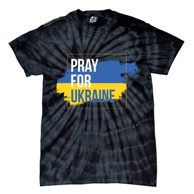 Pray For Ukraine Tie-Dye T-Shirt