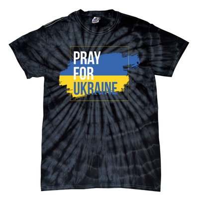 Pray For Ukraine Tie-Dye T-Shirt