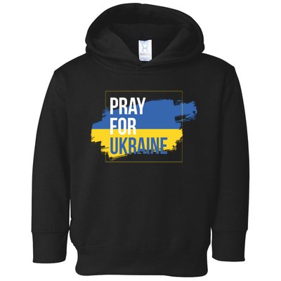 Pray For Ukraine Toddler Hoodie