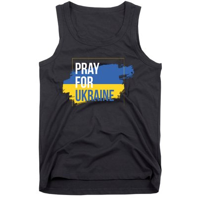 Pray For Ukraine Tank Top