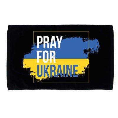 Pray For Ukraine Microfiber Hand Towel