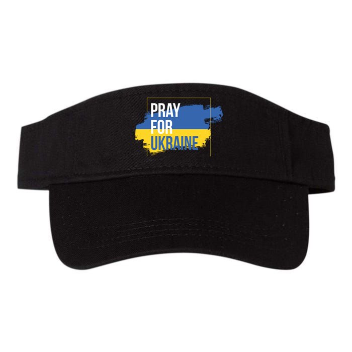 Pray For Ukraine Valucap Bio-Washed Visor