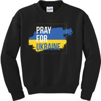 Pray For Ukraine Kids Sweatshirt