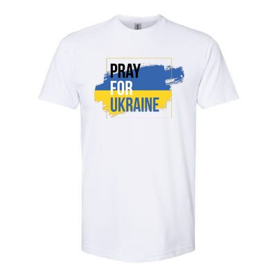 Pray For Ukraine Softstyle CVC T-Shirt