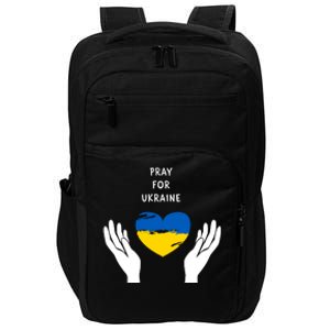 Pray For Ukraine I Stand With Ukraine Puck Futin Impact Tech Backpack