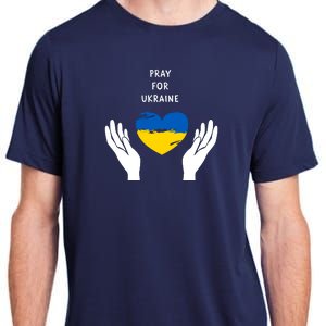 Pray For Ukraine I Stand With Ukraine Puck Futin Adult ChromaSoft Performance T-Shirt