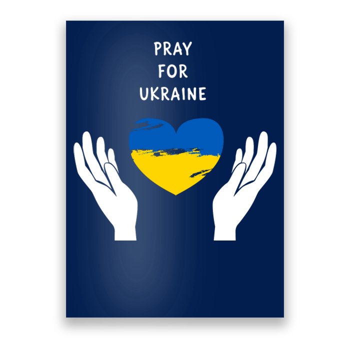 Pray For Ukraine I Stand With Ukraine Puck Futin Poster