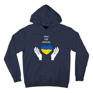 Pray For Ukraine I Stand With Ukraine Puck Futin Tall Hoodie