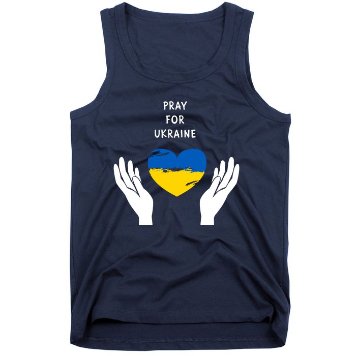 Pray For Ukraine I Stand With Ukraine Puck Futin Tank Top