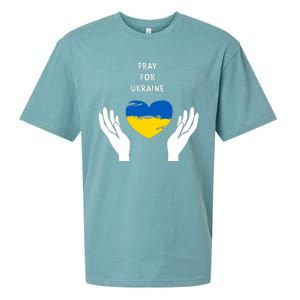 Pray For Ukraine I Stand With Ukraine Puck Futin Sueded Cloud Jersey T-Shirt