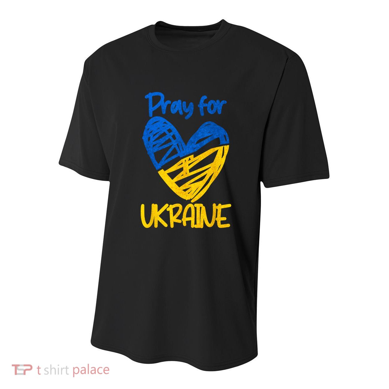 Pray For Ukraine Stand With Ukraine Support Ukraine Youth Performance Sprint T-Shirt