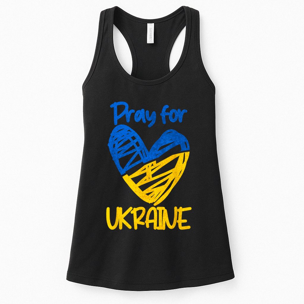 Pray For Ukraine Stand With Ukraine Support Ukraine Womens Tank Top