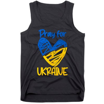 Pray For Ukraine Stand With Ukraine Support Ukraine Tank Top