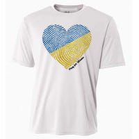 Pray For Ukraine Heart Cooling Performance Crew T-Shirt