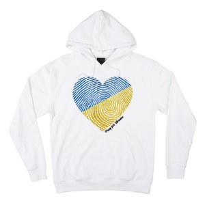 Pray For Ukraine Heart Hoodie