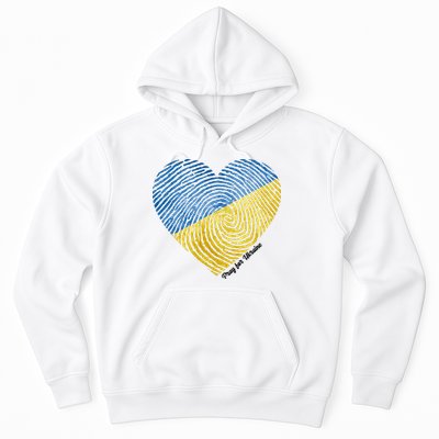 Pray For Ukraine Heart Hoodie