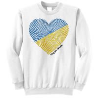 Pray For Ukraine Heart Sweatshirt