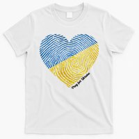 Pray For Ukraine Heart T-Shirt