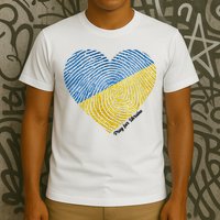 Pray For Ukraine Heart T-Shirt
