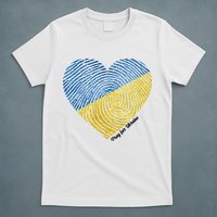 Pray For Ukraine Heart T-Shirt