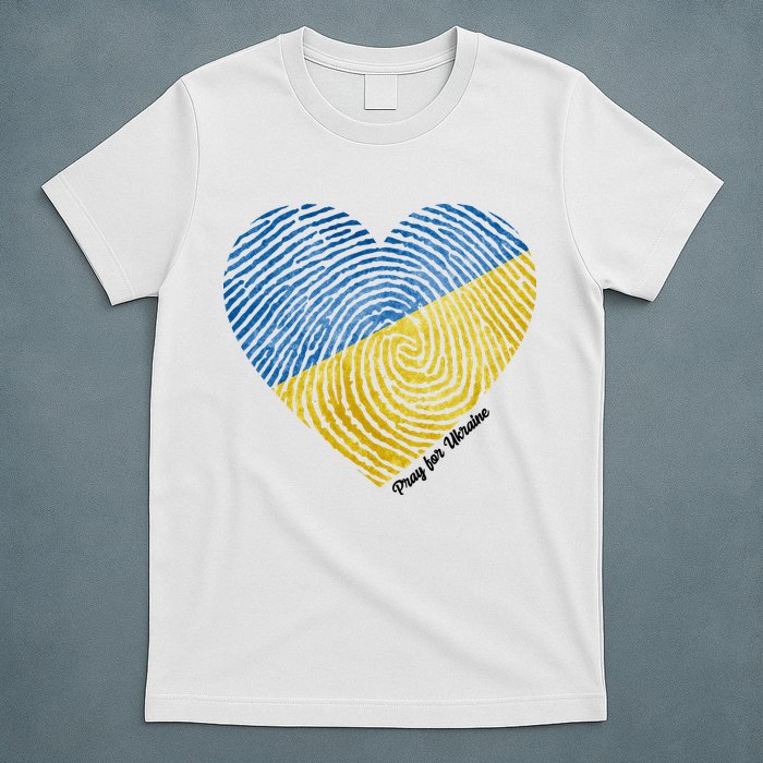 Pray For Ukraine Heart T-Shirt