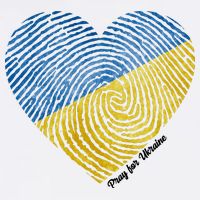 Pray For Ukraine Heart T-Shirt