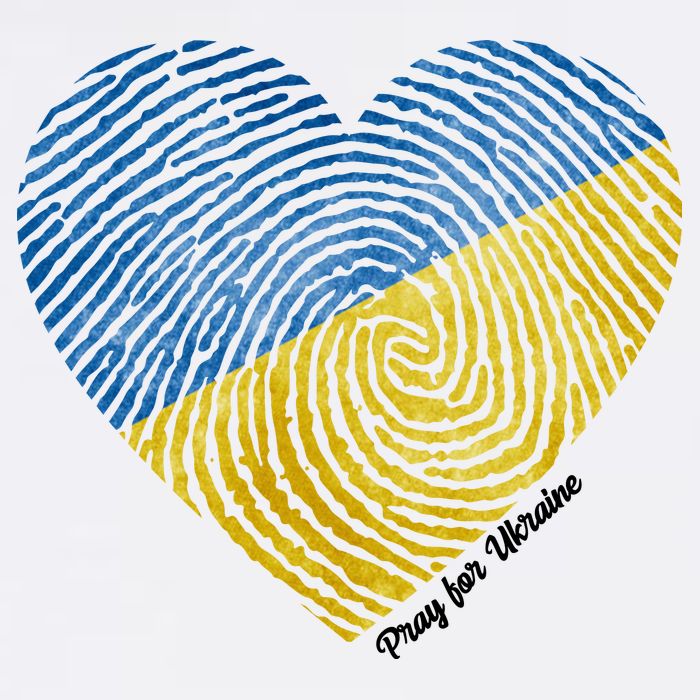 Pray For Ukraine Heart T-Shirt