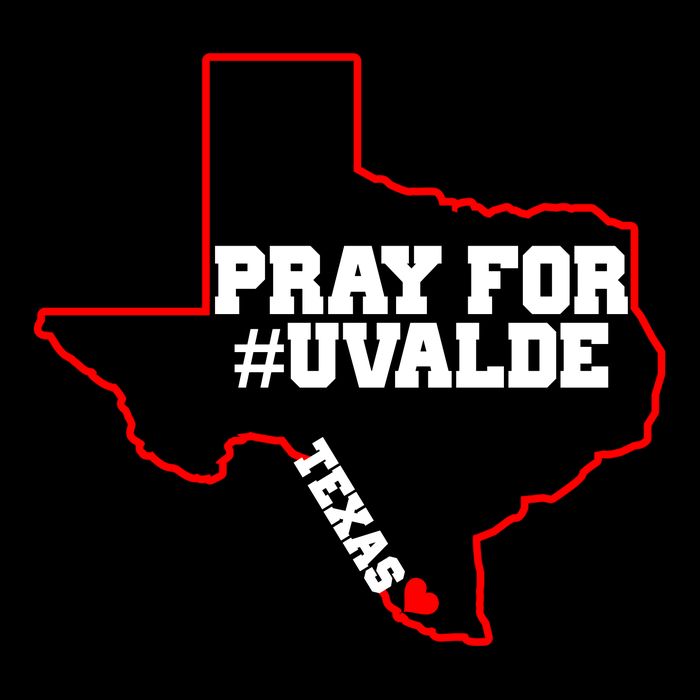Pray For Uvalde Texas Strong Map Flexfit Unipanel Trucker Cap
