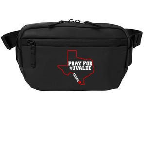 Pray For Uvalde Texas Strong Map Crossbody Pack