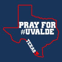 Pray For Uvalde Texas Strong Map Cooling Performance Crew T-Shirt