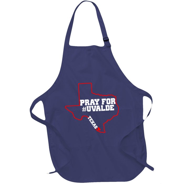 Pray For Uvalde Texas Strong Map Apron
