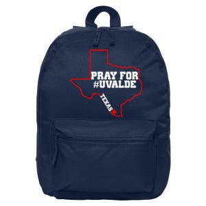 Pray For Uvalde Texas Strong Map 16 in Basic Backpack