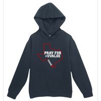 Pray For Uvalde Texas Strong Map Urban Pullover Hoodie