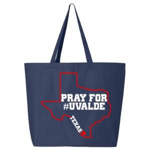 Pray For Uvalde Texas Strong Map 25L Jumbo Tote