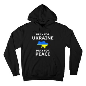 Pray For Ukraine Peace Ukraine Flag Hoodie