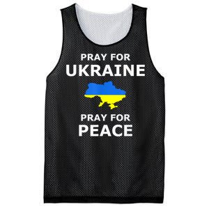 Pray For Ukraine Peace Ukraine Flag Mesh Reversible Basketball Jersey Tank