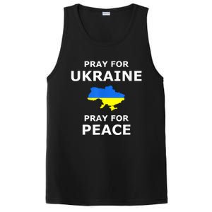 Pray For Ukraine Peace Ukraine Flag PosiCharge Competitor Tank