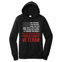 Proud Female Veteran Women's Pullover Hoodie