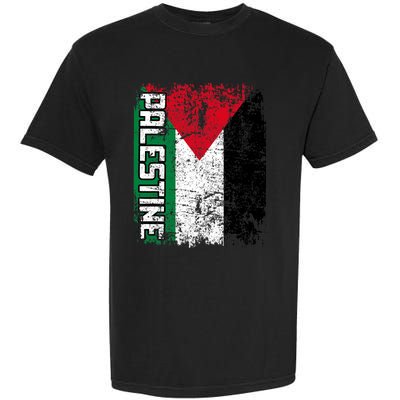 Palestine Flag | Vintage Big Palestine Flag Garment-Dyed Heavyweight T-Shirt