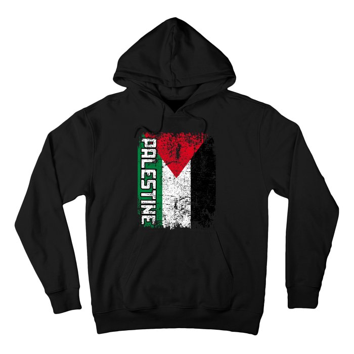 Palestine Flag | Vintage Big Palestine Flag Hoodie