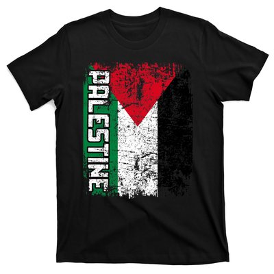 Palestine Flag | Vintage Big Palestine Flag T-Shirt